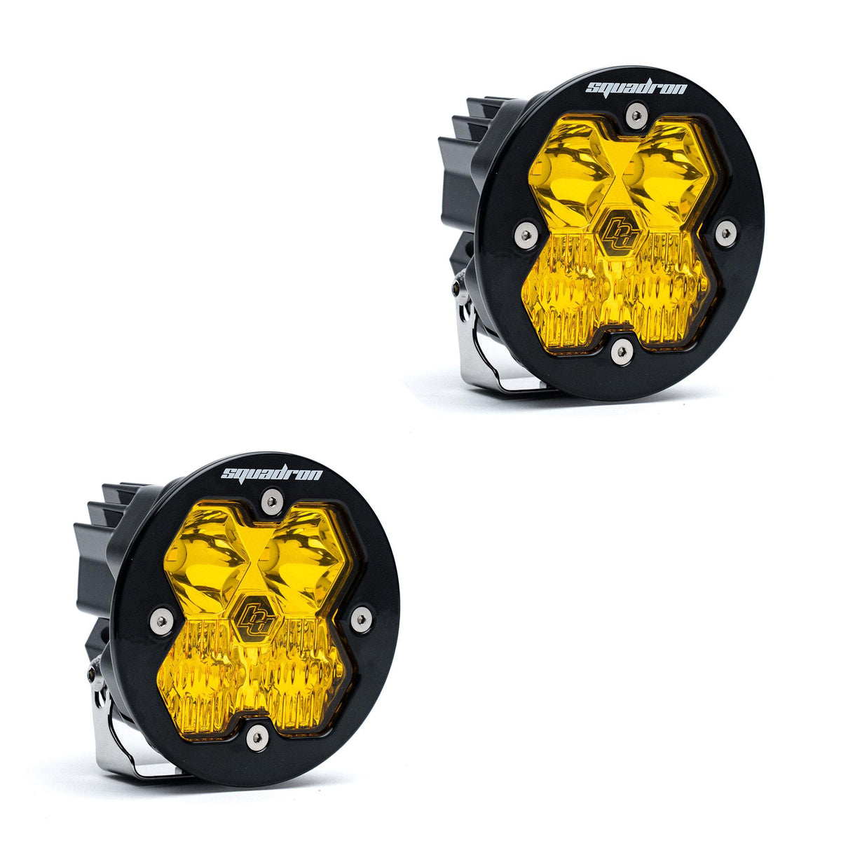 Baja Designs Squadron-R 2.0 Sport (Pair) LED Driving/Combo / No Harness - Baja Amber - 5878132NH