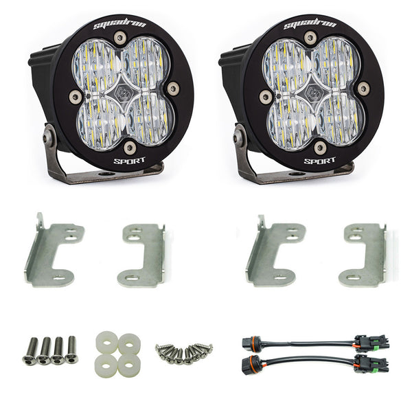 Baja Designs 07-17 Jeep Wrangler JK Squadron R Sport Fog Pocket Kit - 587503