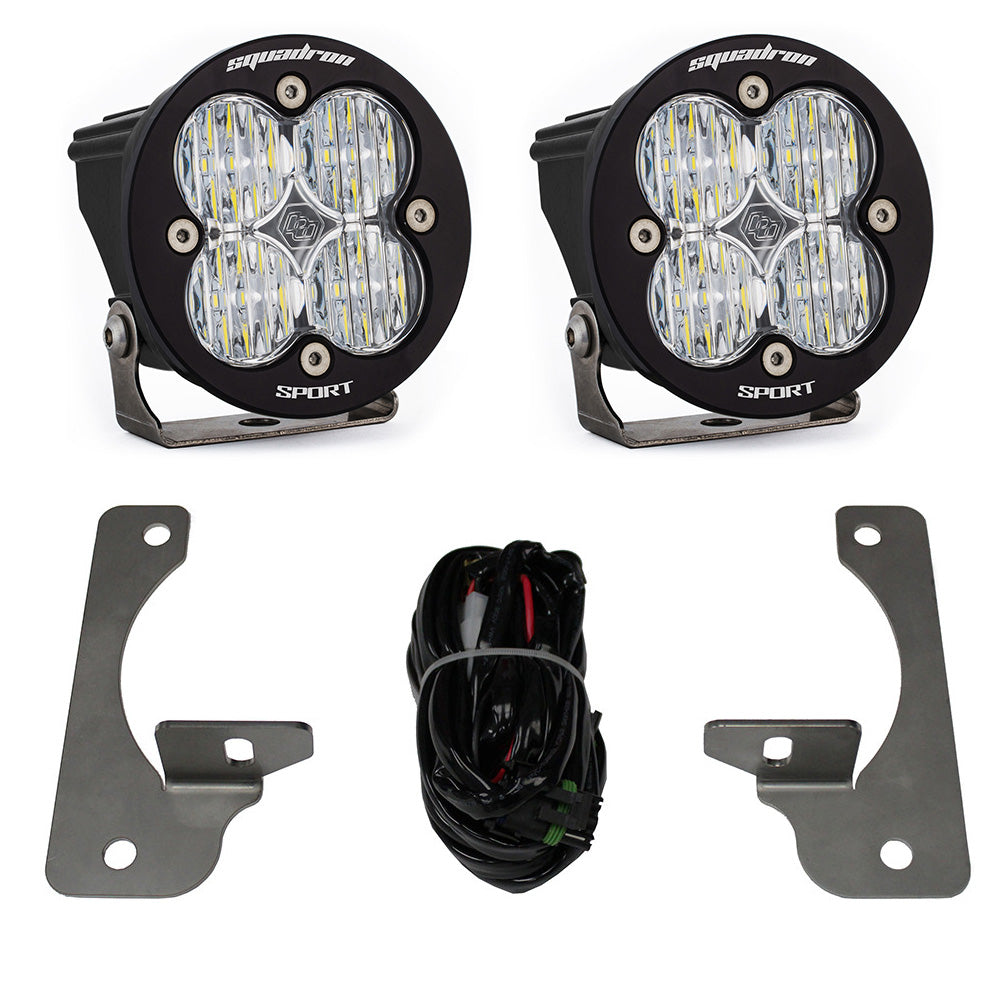 Baja Designs 13-16 Jeep JK Rubicon X/10th Anne/Hard Rock Squadron-R Sport LED Light Kit - 587523