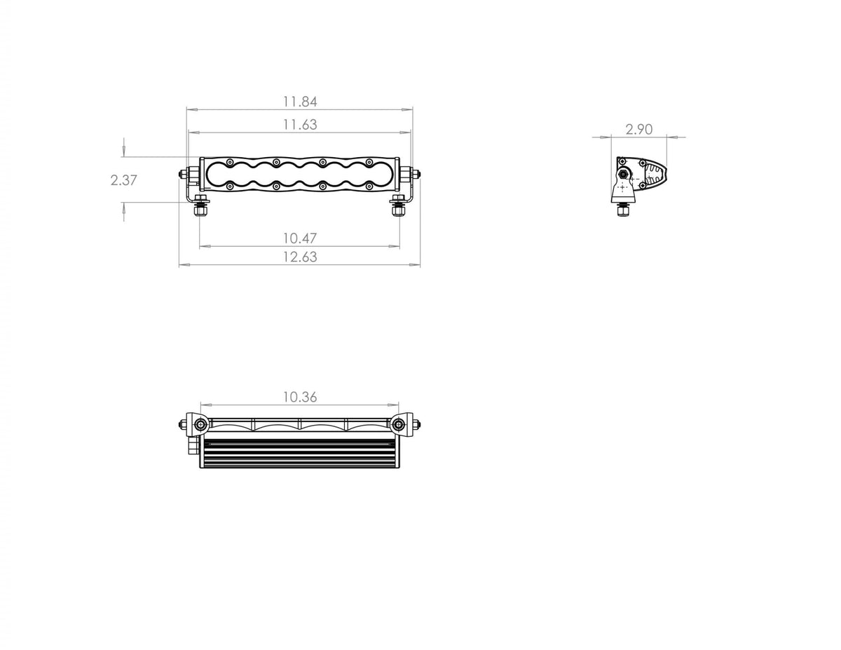 Baja Designs S8 Series Driving Combo Pattern 10in LED Light Bar - 701003
