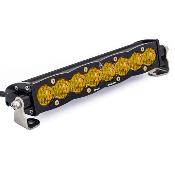 Baja Designs S8 Series Spot Pattern 10in LED Light Bar - Amber - 701014