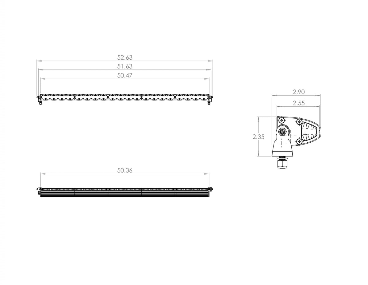 Baja Designs S8 Series Work/Scene Pattern 50in LED Light Bar - 705006