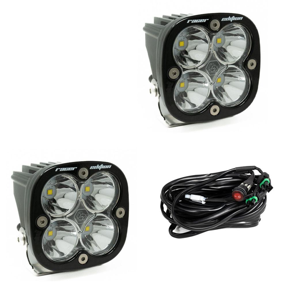 Baja Designs Squadron Racer Edition Spot Pair LED Light Pods - Clear - 727801