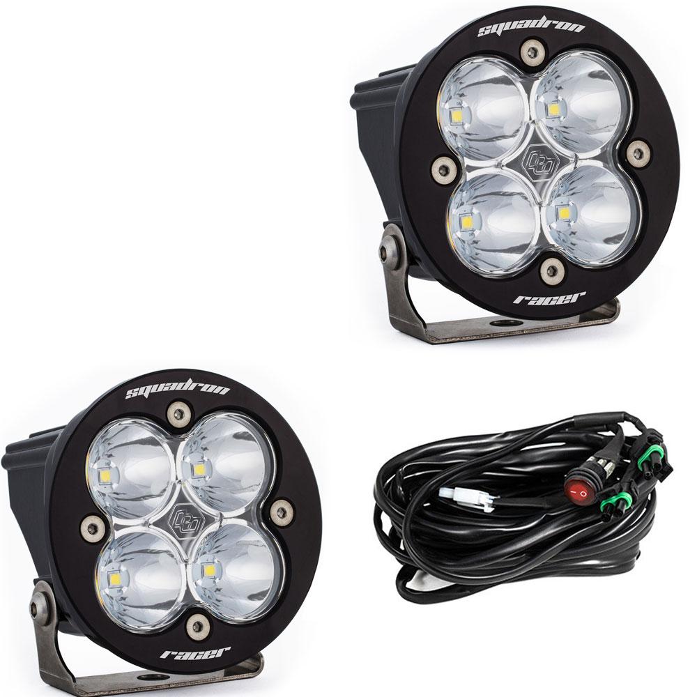 Baja Designs Squadron R Racer Edition Spot LED Light Pods - Clear - 737801
