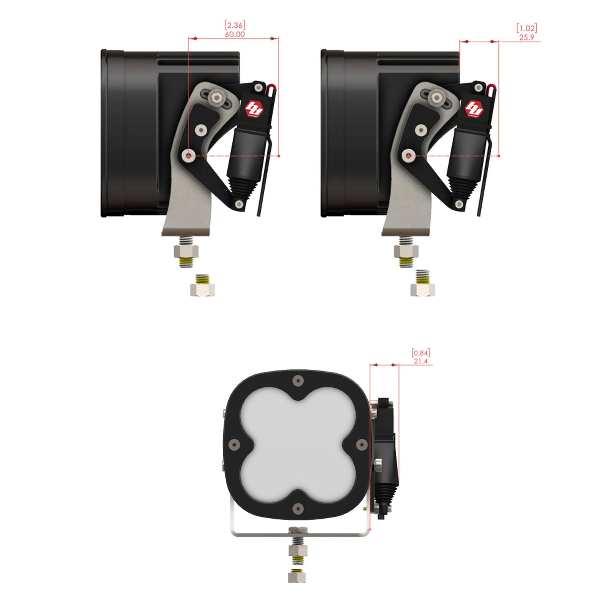 Baja Designs XL Standard Housing (Pro) Actuator Kit - 800007