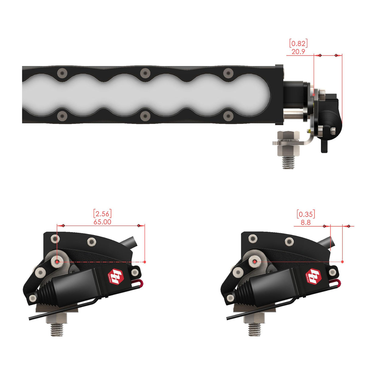 Baja Designs S8 Single (10 Length) Actuator Kit - 800013