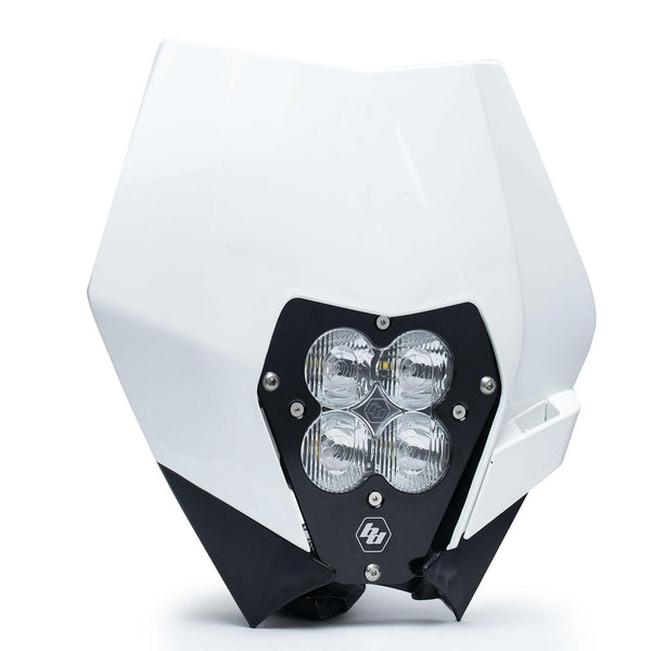 Baja Designs 08-13 KTM XL40 LED w/Headlight Shell Light Kit Trail Lens - Clear - 820003