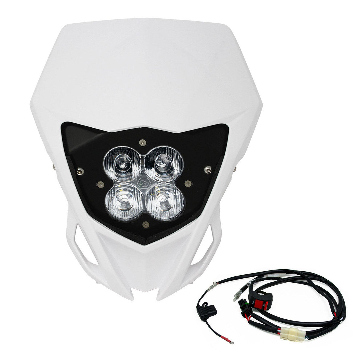 Baja Designs 16-18 Yamaha YZ250FX/450FX XL40 w/Headlight Shell Light Kit Trail Lens - Clear - 820011