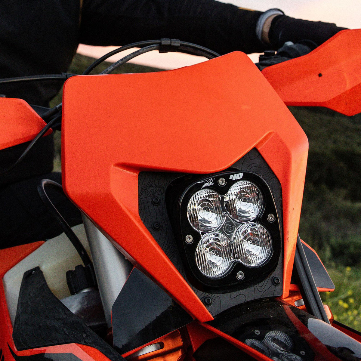 Baja Designs 2024+ KTM XL40 LED Headlight Kit Trail Lens - Clear - 821003
