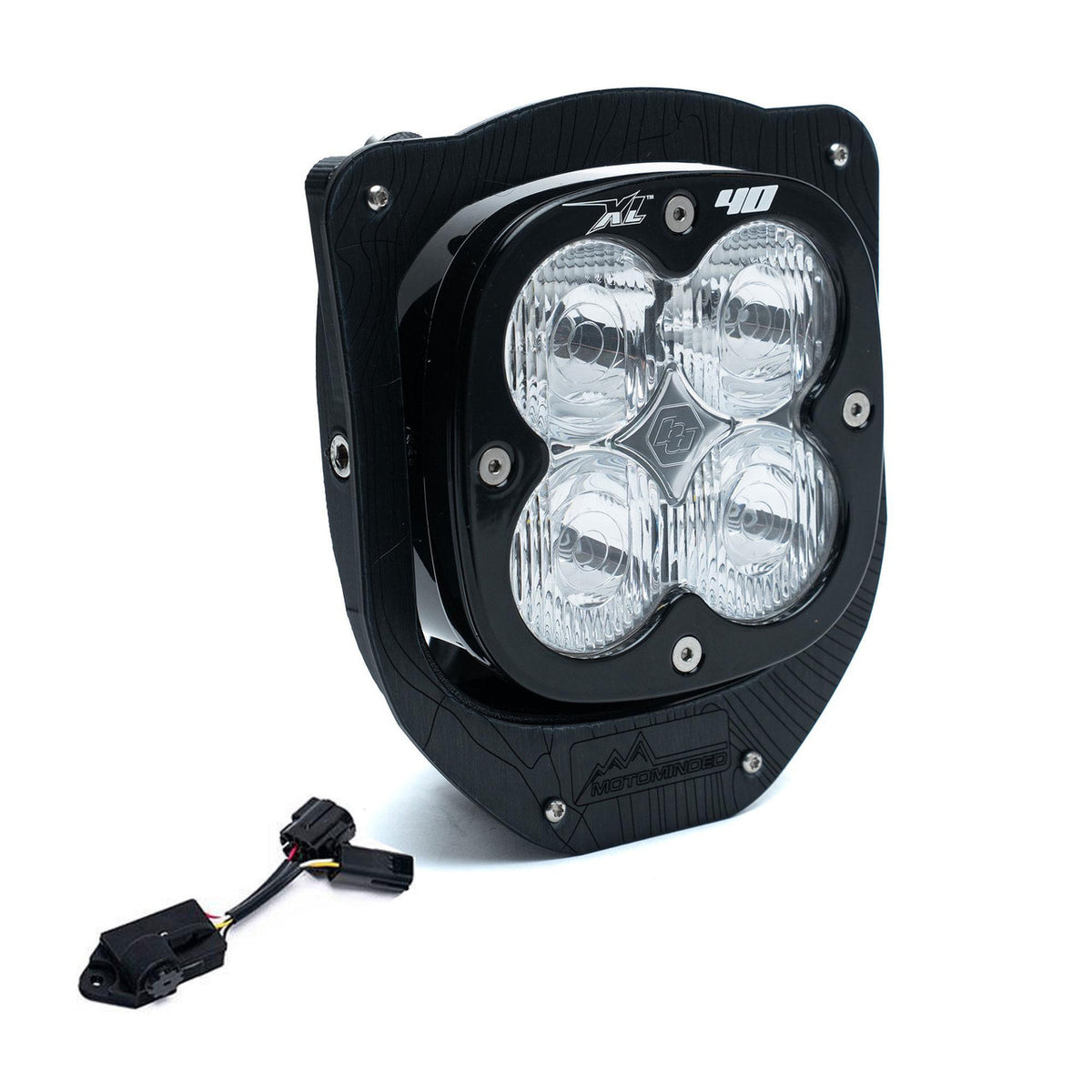 Baja Designs 2024+ Husqvarna XL40 LED Headlight Kit w/Dimmer Trail Lens - Clear - 821008