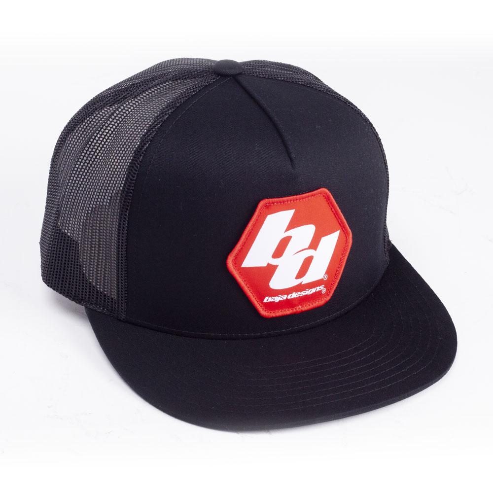 Baja Designs Flexfit Trucker Hat - Black - 980025