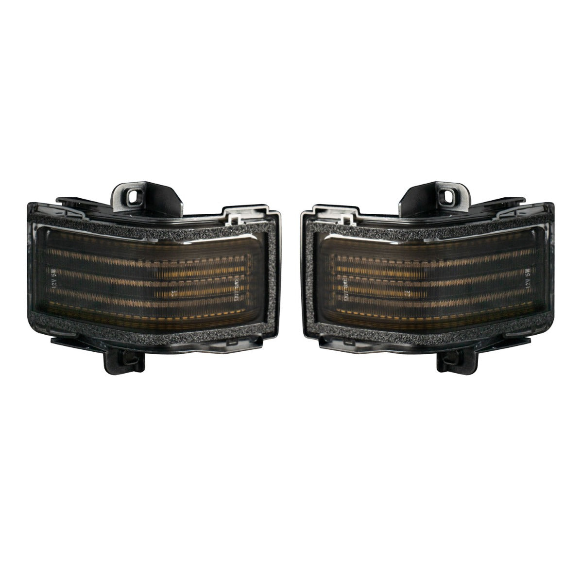 Form Lighting 2017-2022 Ford Super Duty LED Mirror Lights Pair - Smoke