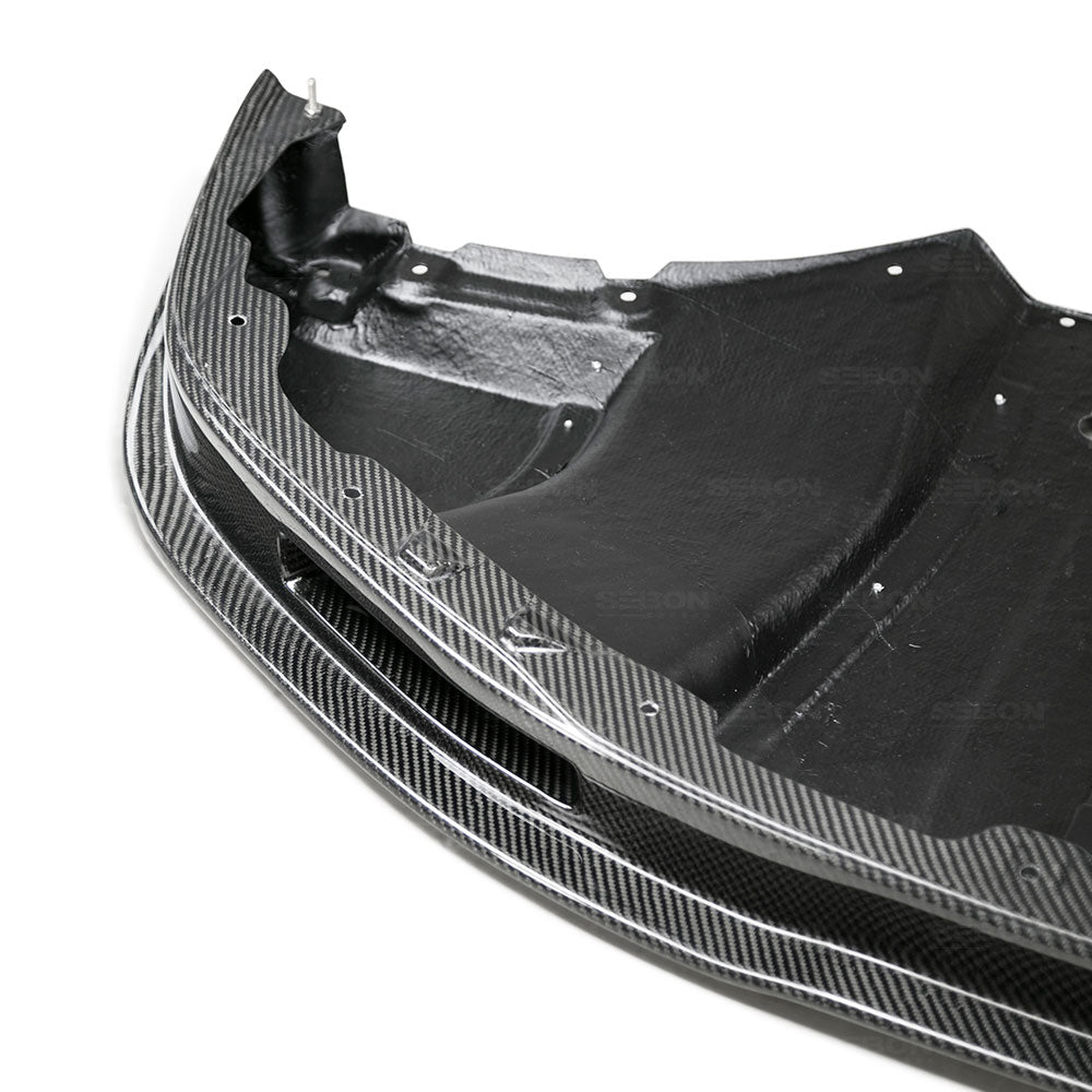 Seibon 12-13 Nissan GTR R35 VS-Style Carbon FIber Front Lip - FL1213NSGTR-VS