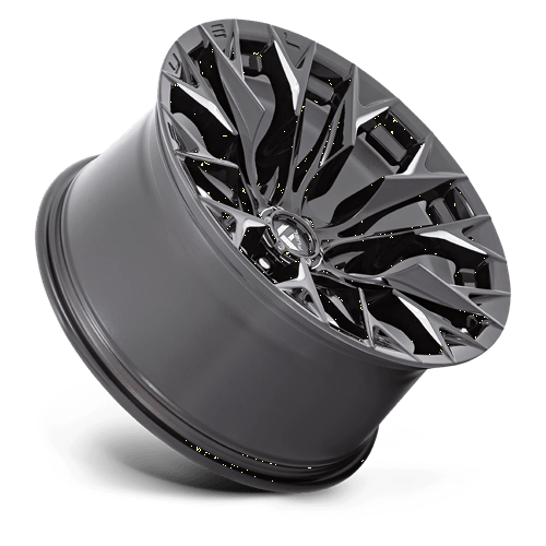 Fuel Off-Road Aluminum Wheels 24X12 Flame D803 Gloss Black Milled