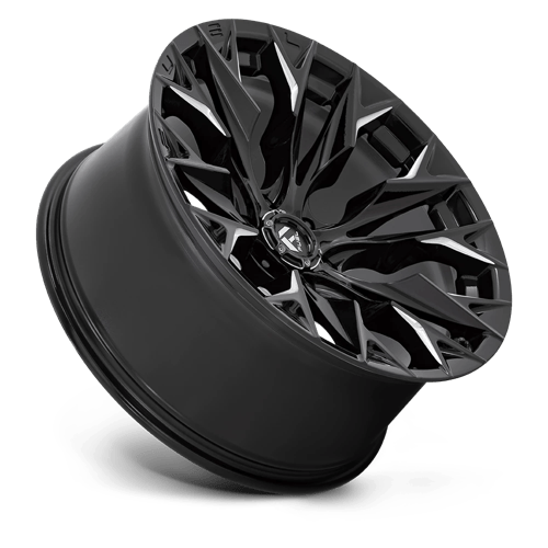Fuel Off-Road Aluminum Wheels 22X10 Flame D803 Gloss Black Milled
