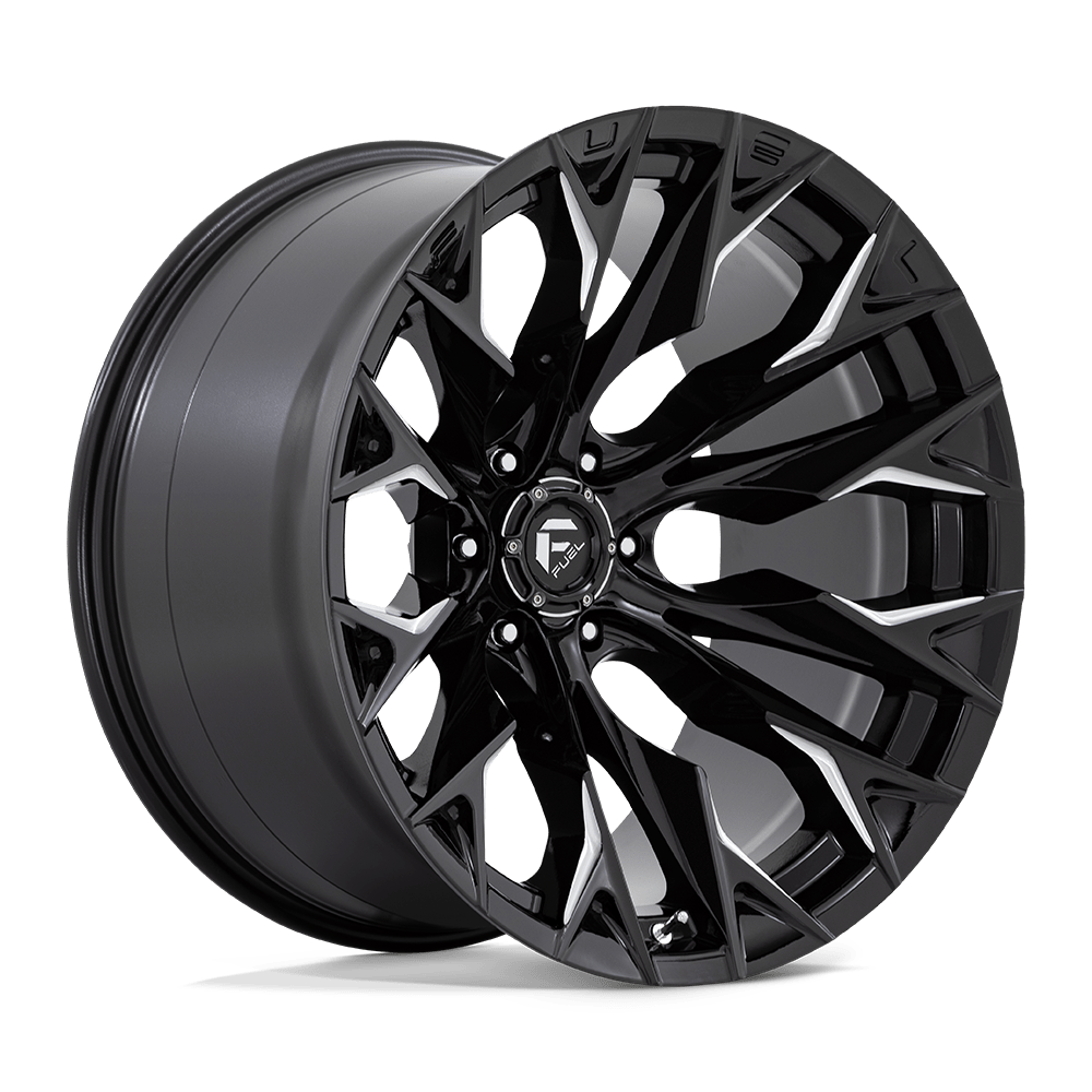 Fuel Off-Road Aluminum Wheels 22X12 Flame D803 Gloss Black Milled