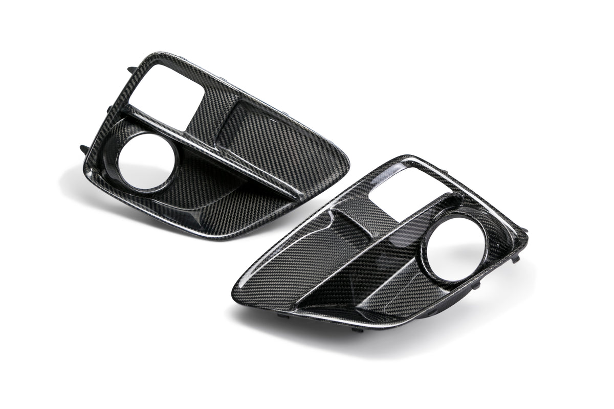 Seibon 15-17 Subaru Impreza WRX/STi Carbon Fiber Fog Light Surrounds (pair) - FLS15SBIMP