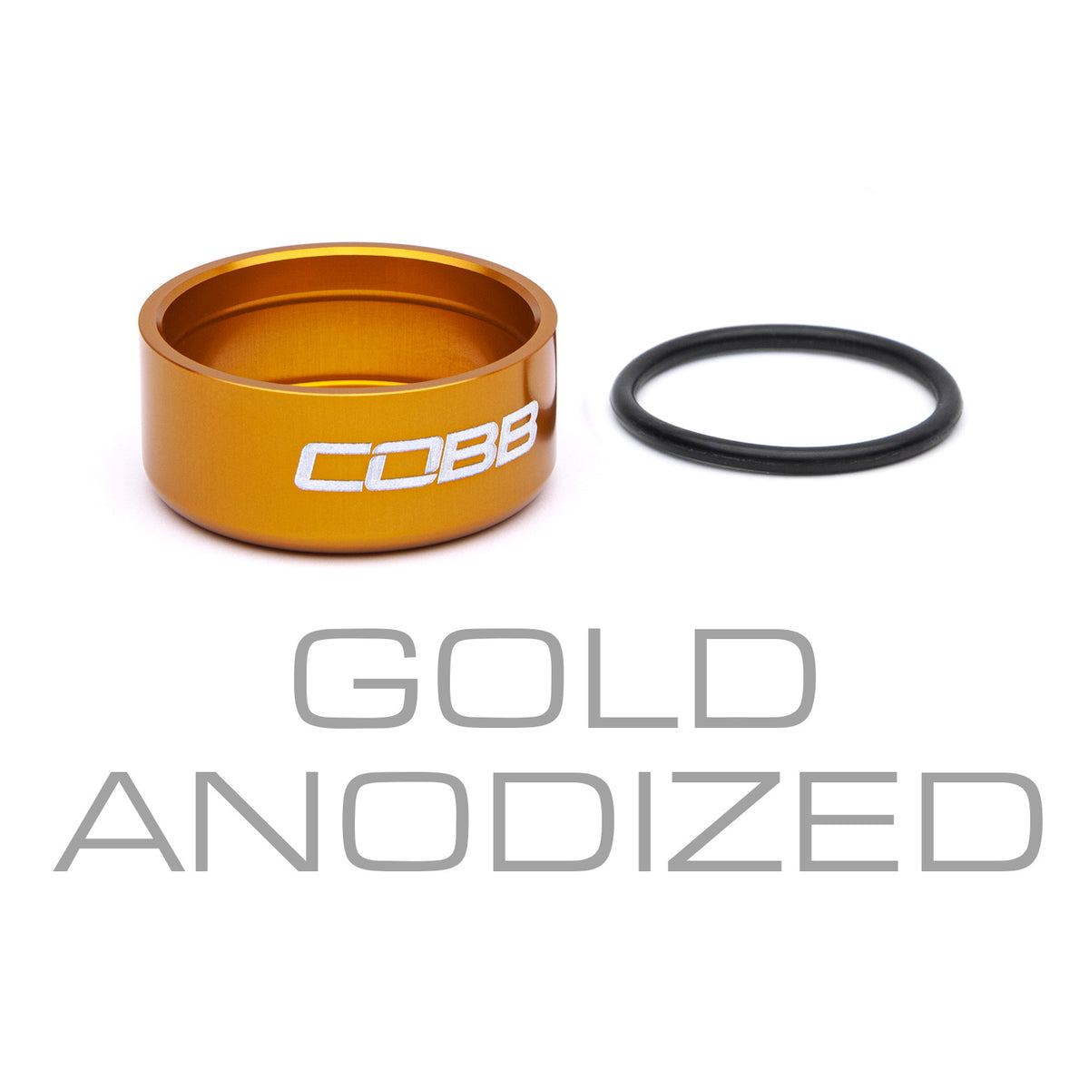 COBB Knob Trim Rings for Focus ST/Fiesta ST &amp; BRZ/GR86 - Gold Anodized - FOR-001-444-GOLD