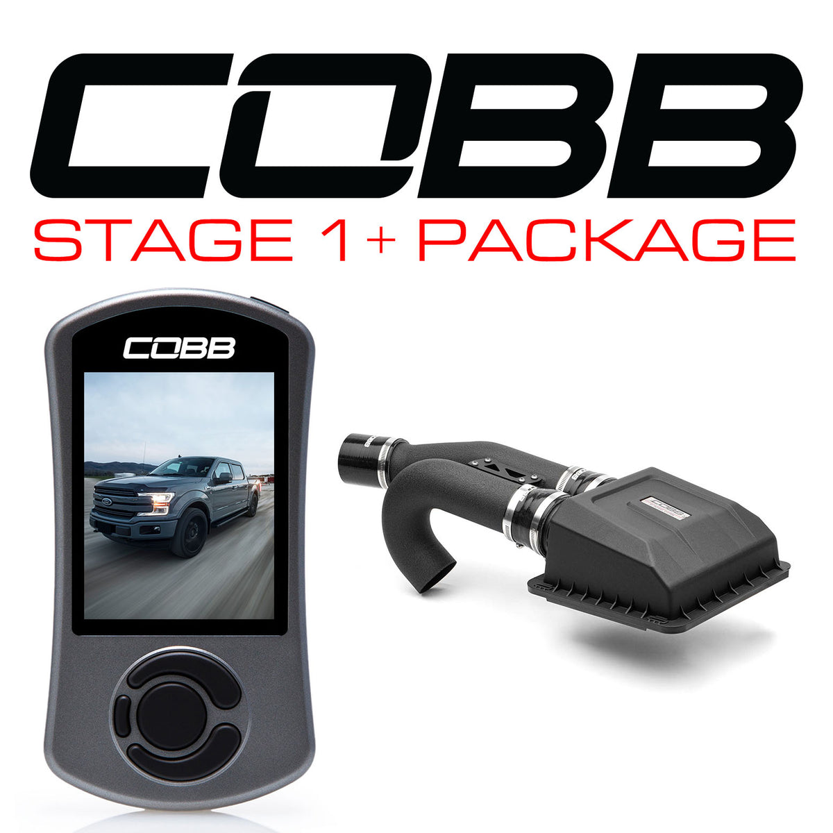 Cobb 17-19 Ford F-150 EcoBoost 3.5L Stage 1+ Power Package w/TCM - FOR006001P-TCM