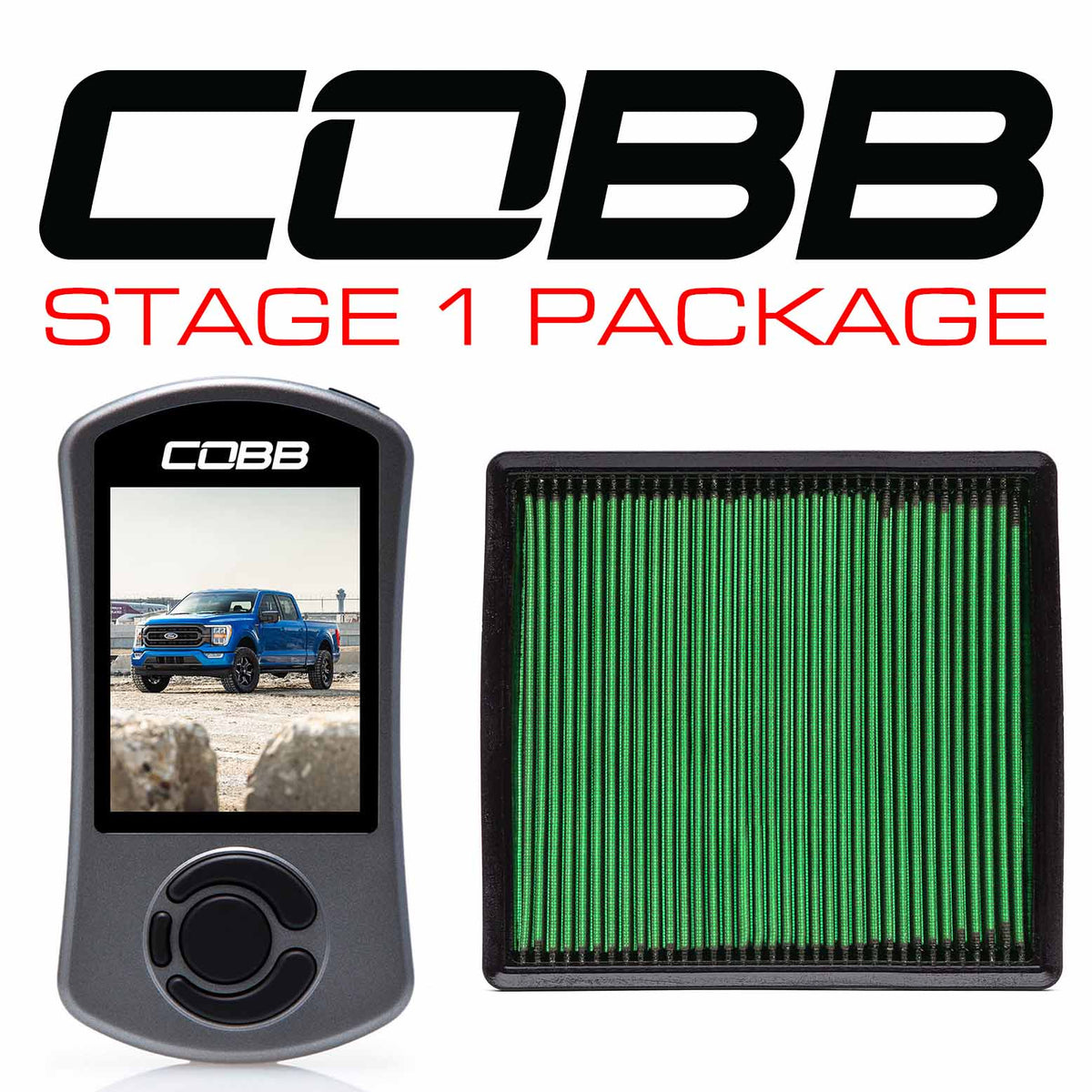 Cobb 21-22 Ford F-150 3.5L/Tremor Stage 1 Power Package - FOR0110010