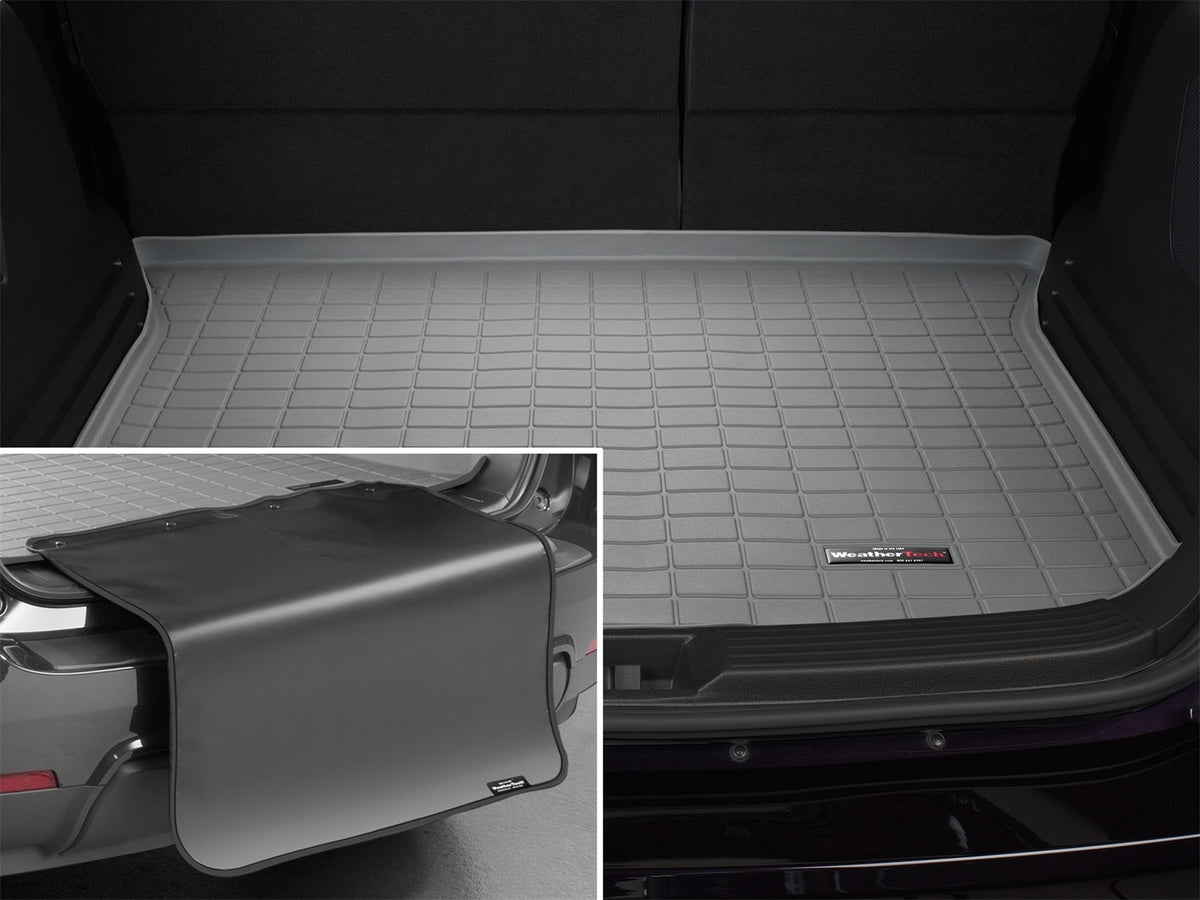 Weathertech - Cargo Liner w/Bumper Protector - Gray Behind 2nd Row Seating 07-14 Ford Edge / 07-15 Lincoln MKX - 42325SK