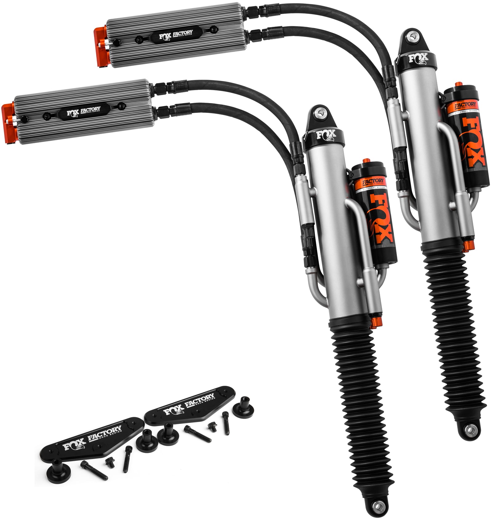 Fox Ford Raptor 3.0 Factory Series 12.27in External QAB P/B Reservoir Rear Shock Set - Blk - 883-09-141
