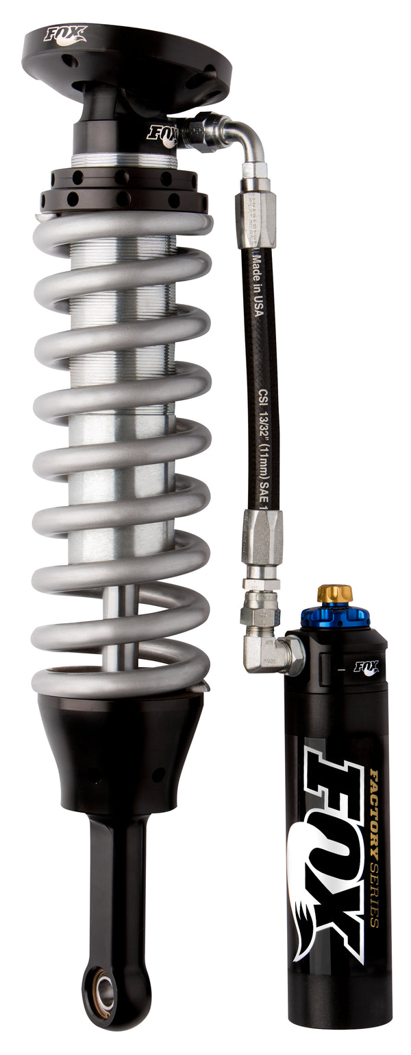 Fox 00-06 Tundra w/UCA 2.5 Factory Series 5.45in. Remote Res. Coilover Shock Set w/DSC Adj. - Black - 880-06-420