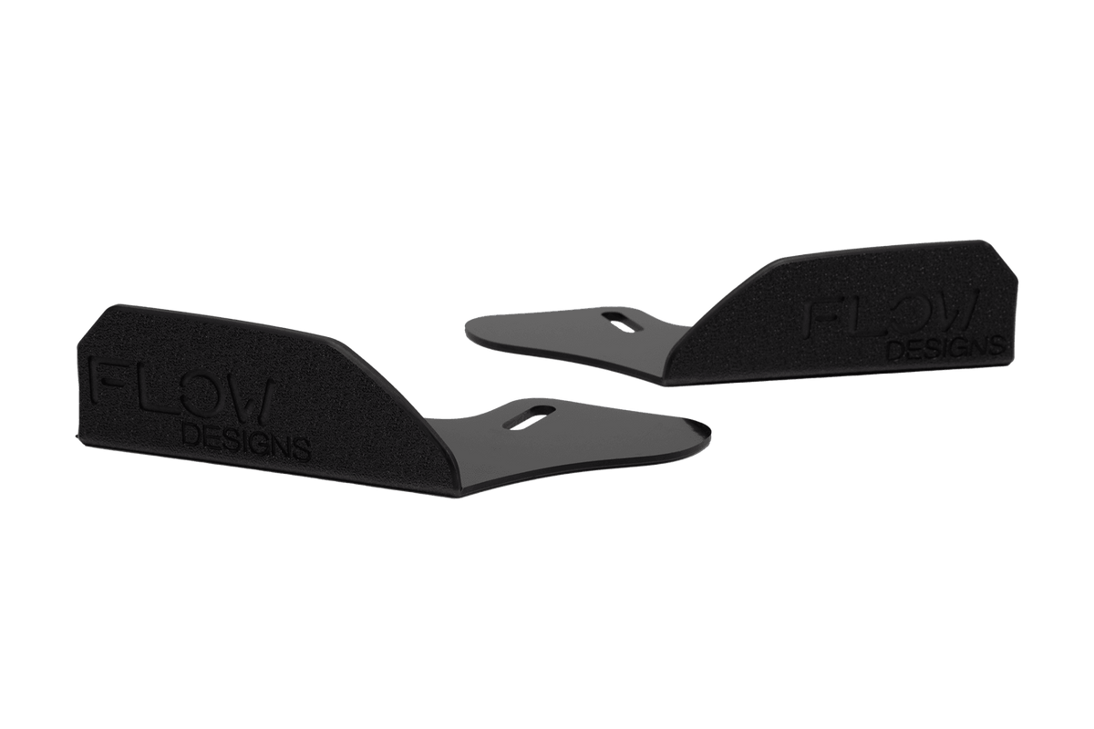 Flow Designs - MK7 Golf R Front Lip Splitter Winglets (Pair)