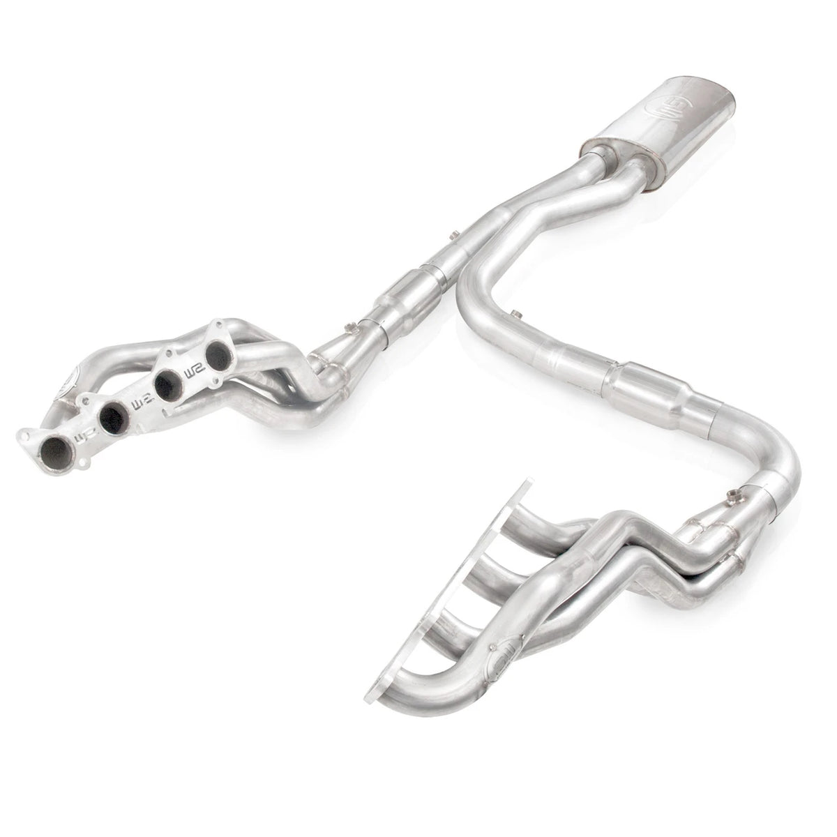 Stainless Works - 2011-14 F-150 5.0L Long Tube Header Kit - FT11HCATST