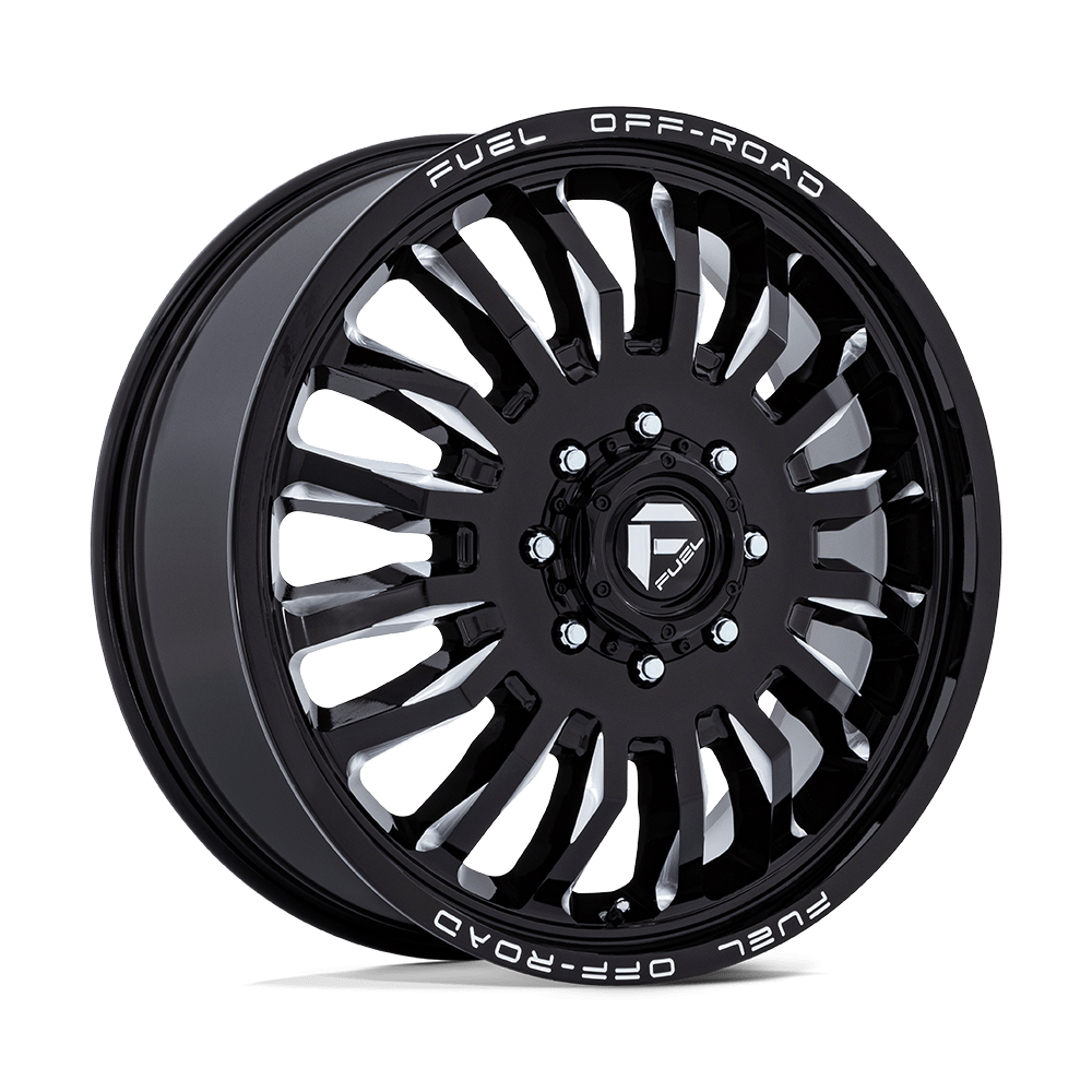 Fuel Off-Road D868 20X8.25 Gloss Black Milled 8x165.1 +104mm