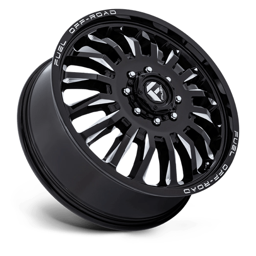 Fuel Off-Road Aluminum Wheels 22X8.25 Arc Dually D868 Gloss Black Milled
