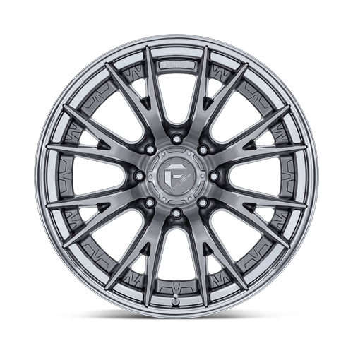 Fuel Off-Road Aluminum Wheels 20X9 Catalyst FC402 Platinum W/ Chrome Lip