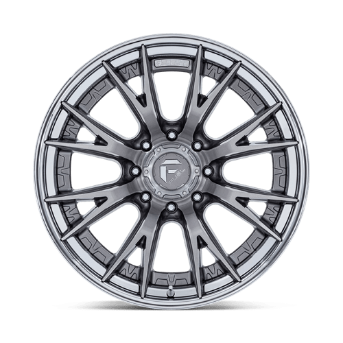 Fuel Off-Road Aluminum Wheels 22X12 Catalyst FC402 Platinum W/ Chrome Lip