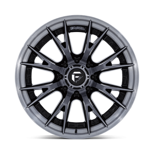 Fuel Off-Road Aluminum Wheels 22X12 Catalyst FC402 Gloss Black W/ Brushed Gray Tint Face & Lip