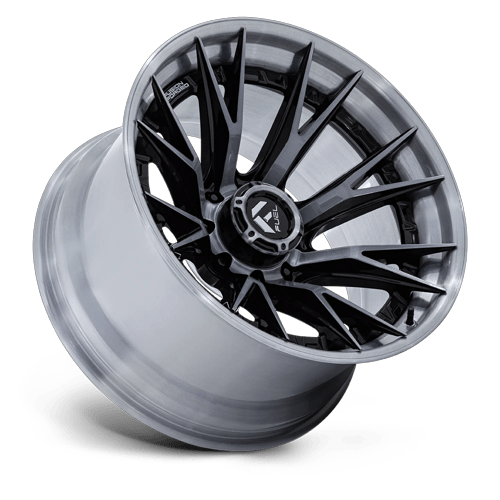 Fuel Off-Road Aluminum Wheels 22X10 Catalyst FC402 Gloss Black W/ Brushed Gray Tint Face & Lip