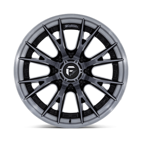Fuel Off-Road Aluminum Wheels 22X10 Catalyst FC402 Gloss Black W/ Brushed Gray Tint Face & Lip
