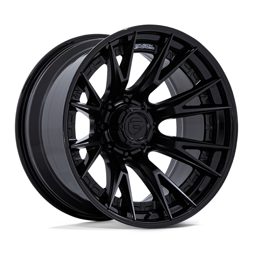 Fuel Off-Road Aluminum Wheels 20X10 Catalyst FC402 Matte Black W/ Gloss Black Lip