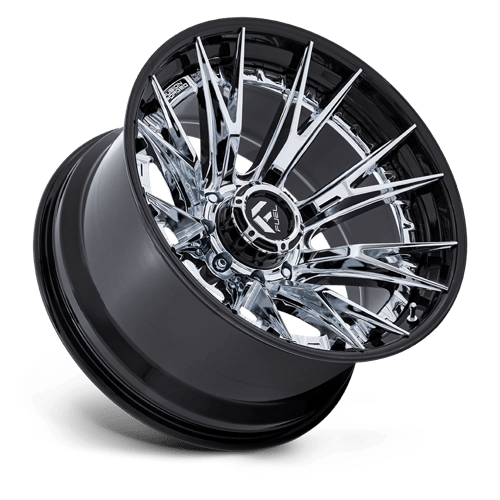 Fuel Off-Road Aluminum Wheels 20X10 Catalyst FC402 Chrome W/ Gloss Black Lip