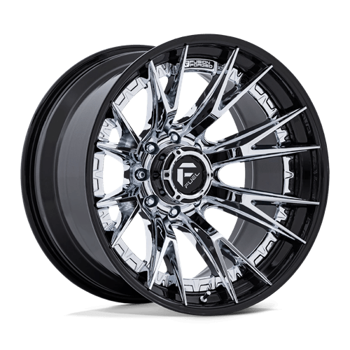 Fuel Off-Road Aluminum Wheels 22X12 Catalyst FC402 Chrome W/ Gloss Black Lip