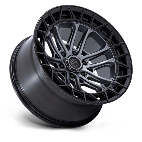 Fuel Off-Road D874 20X9 Matte Gunmetal W/ Matte Black Lip 6x139.7 +20mm