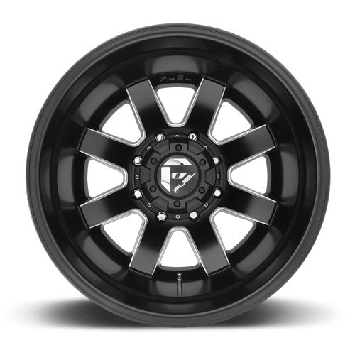 Fuel Off-Road D538 22X8.25 Matte Black Milled 8x165.1 -221mm