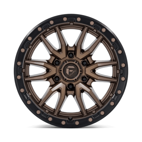 Fuel Off-Road D681 17X9 Matte Bronze Black Bead Ring 6x135 -12mm