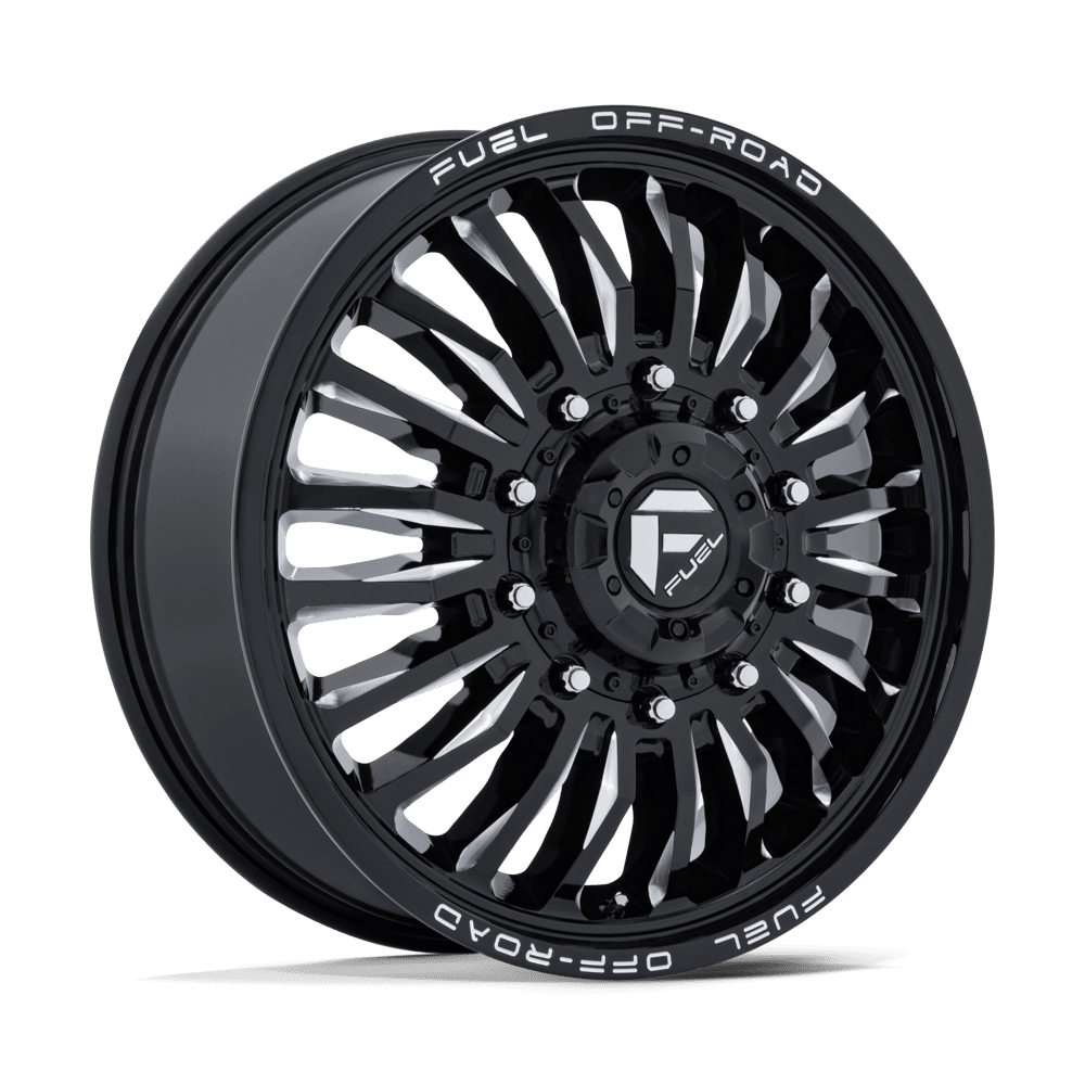 Fuel Off-Road D868 22X8.25 Gloss Black Milled 10x225 +104mm