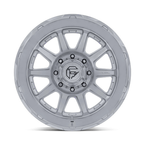 Fuel Off-Road Aluminum Wheels 20X8.25 Circuit Dually D912 Gloss Silver W/ Machined Face