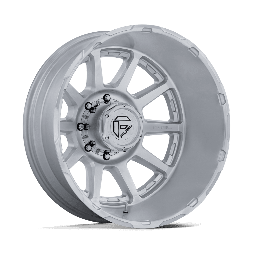 Fuel Off-Road D912 24X8.25 Gloss Silver W/ Machined Face 8x210 -221mm