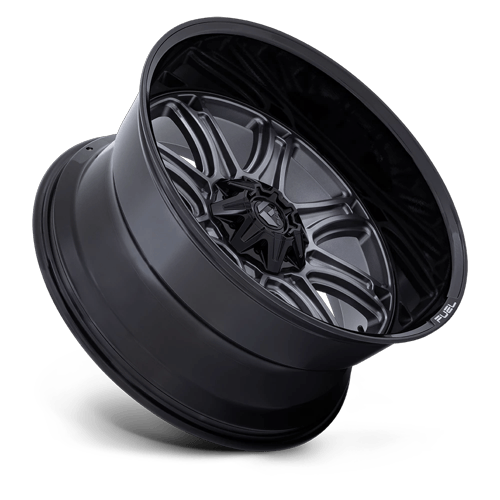 Fuel Off-Road Aluminum Wheels 20X10 DARKSTAR Matte Gunmetal W/ Black Lip