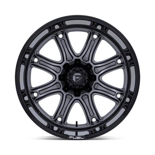 Fuel Off-Road Aluminum Wheels 22X9 DARKSTAR Matte Gunmetal W/ Black Lip