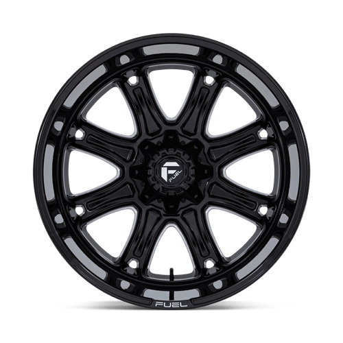 Fuel Off-Road Aluminum Wheels 22X10 DARKSTAR Gloss Black Milled