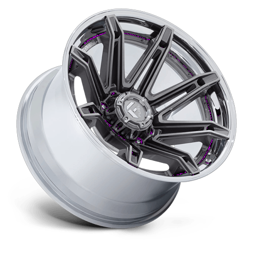 Fuel Off-Road D401 22X12 Platinum W/ Chrome Lip 8x165.1 -44mm