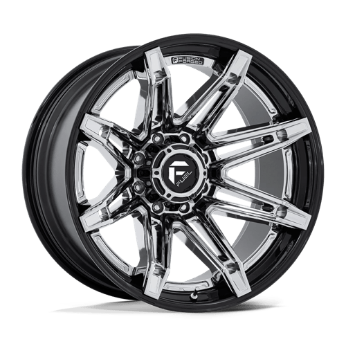 Fuel Off-Road Aluminum Wheels 24X12 Brawl FC401 Chrome W/ Gloss Black Lip
